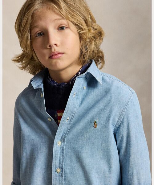 POLO RALPH LAUREN / ポロ ラルフ ローレン シャツ・ブラウス | (ボーイズ 8才~20才)コットン シャンブレー シャツ | 詳細3