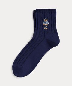 POLO RALPH LAUREN / ポロ ラルフ ローレン ソックス | Polo ベア ケーブルニット ハーフクルー ソックス
