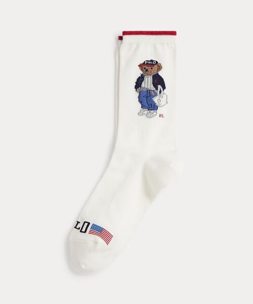 POLO RALPH LAUREN / ポロ ラルフ ローレン ソックス | Polo ベア クルー ソックス（100ホワイト）