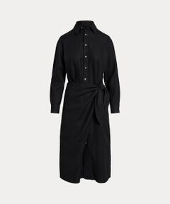 POLO RALPH LAUREN / ポロ ラルフ ローレン ロング・マキシ丈ワンピース | リネン フェイクラップ シャツドレス