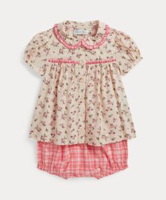 POLO RALPH LAUREN / ポロ ラルフ ローレン ベビー・キッズウエア | (ベビー)フローラル コットン シャツ & ギンガム ブルマー