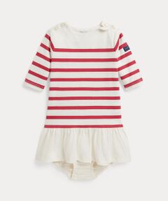 POLO RALPH LAUREN / ポロ ラルフ ローレン 未設定 | (ベビー)ストライプド コットン マリナー ドレス & ブルマー