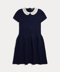 POLO RALPH LAUREN / ポロ ラルフ ローレン 未設定 | (ガールズ 7才～16才)ケーブル コットン ドレス