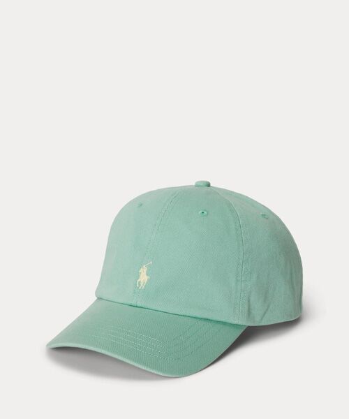POLO RALPH LAUREN / ポロ ラルフ ローレン キャップ | (ボーイズ 2才～7才)コットン ツイル ボール キャップ（330グリーン）