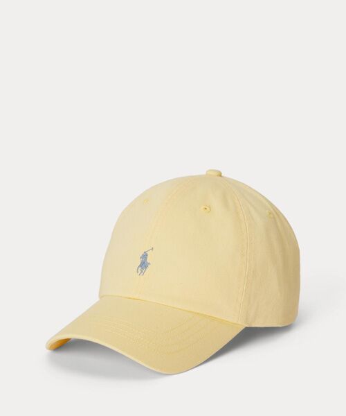 POLO RALPH LAUREN / ポロ ラルフ ローレン 未設定 | (ボーイズ 8才～20才)コットン ツイル ボール キャップ（700イエロー）