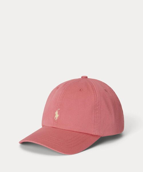 POLO RALPH LAUREN / ポロ ラルフ ローレン キャップ | (ボーイズ 8才～20才)コットン ツイル ボール キャップ（660ピンク）