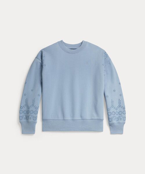 POLO RALPH LAUREN / ポロ ラルフ ローレン 未設定 | (ガールズ 7才～16才)アイレット フレンチ テリー スウェットシャツ | 詳細1