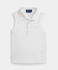 POLO RALPH LAUREN / ポロ ラルフ ローレン 未設定 | (ガールズ 2才～6才)ストレッチ メッシュ スリーブレス ポロシャツ