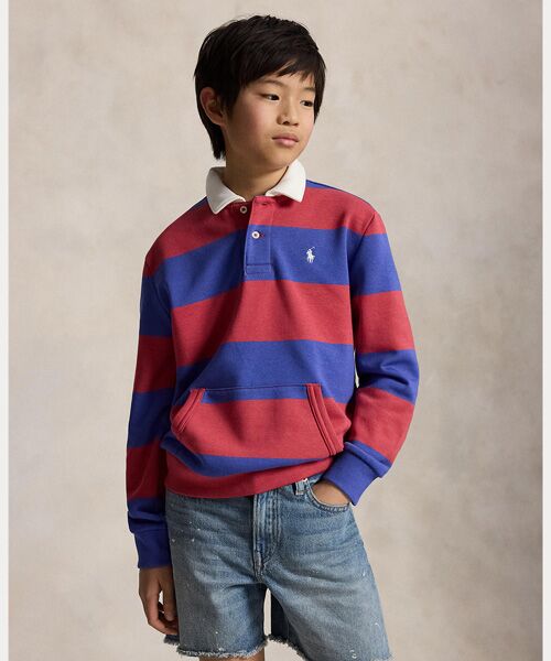 POLO RALPH LAUREN / ポロ ラルフ ローレン 未設定 | (ボーイズ 8才～20才)フレンチ テリー ラグビー スウェットシャツ（999マルチカラー）
