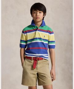 POLO RALPH LAUREN / ポロ ラルフ ローレン 未設定 | (ボーイズ 8才～20才)ストライプド コットン メッシュ ポロシャツ