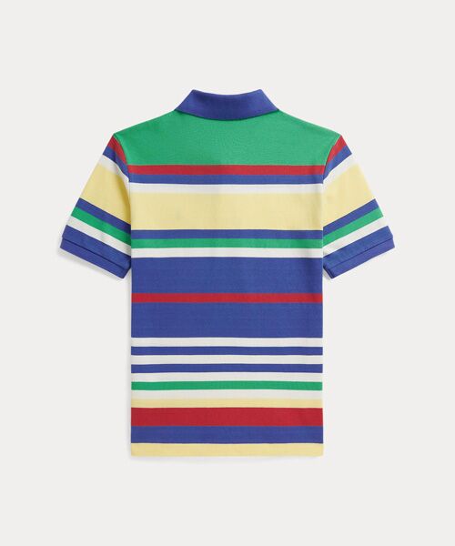 POLO RALPH LAUREN / ポロ ラルフ ローレン 未設定 | (ボーイズ 8才～20才)ストライプド コットン メッシュ ポロシャツ | 詳細2