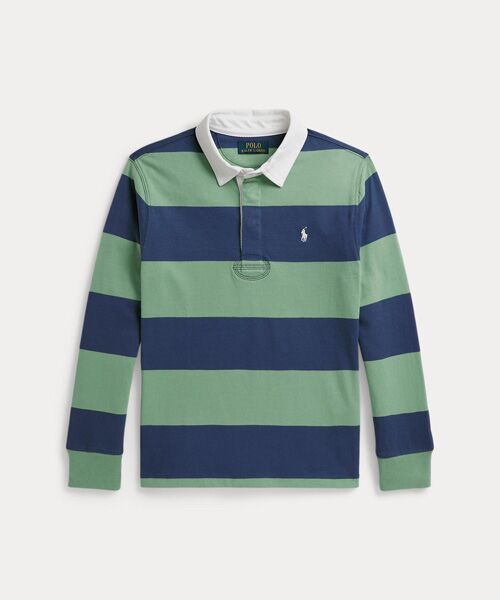 POLO RALPH LAUREN / ポロ ラルフ ローレン カットソー | (ボーイズ 8才~20才)アイコニック ラグビー シャツ(999マルチカラー)