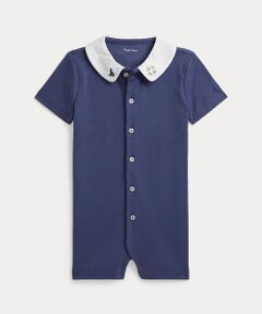 POLO RALPH LAUREN / ポロ ラルフ ローレン 未設定 | (ベビー)エンブロイダリー コットン インターロック ショートオール