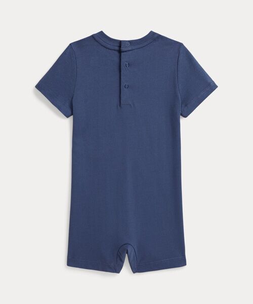 POLO RALPH LAUREN / ポロ ラルフ ローレン ロンパース | (ベビー)Polo ベア コットン ジャージー ショートオール | 詳細1