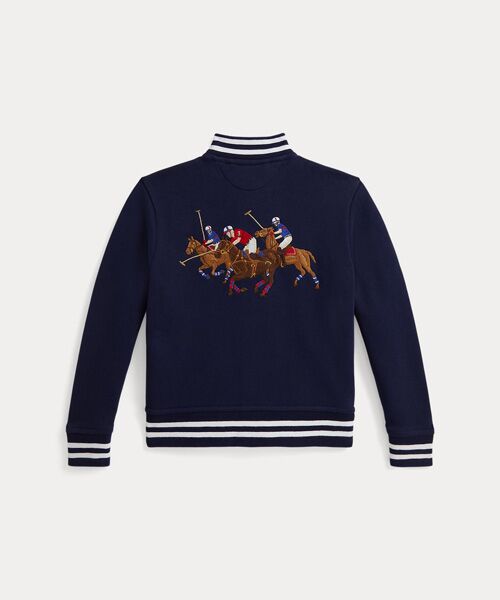 POLO RALPH LAUREN / ポロ ラルフ ローレン 未設定 | (ボーイズ 2才～7才)トリプルポニー フリース ベースボール ジャケット | 詳細2