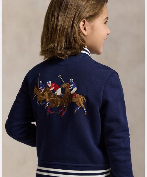 POLO RALPH LAUREN / ポロ ラルフ ローレン 未設定 | (ボーイズ 2才～7才)トリプルポニー フリース ベースボール ジャケット | 詳細4