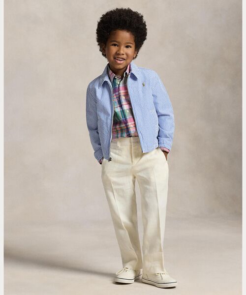 POLO RALPH LAUREN / ポロ ラルフ ローレン 未設定 | (ボーイズ 2才～7才)Bayport コットン シアサッカー ジャケット | 詳細3