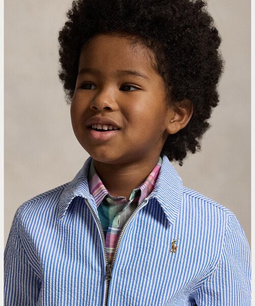 POLO RALPH LAUREN / ポロ ラルフ ローレン 未設定 | (ボーイズ 2才～7才)Bayport コットン シアサッカー ジャケット | 詳細4