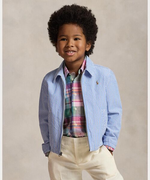 POLO RALPH LAUREN / ポロ ラルフ ローレン 未設定 | (ボーイズ 2才～7才)Bayport コットン シアサッカー ジャケット（999マルチカラー）
