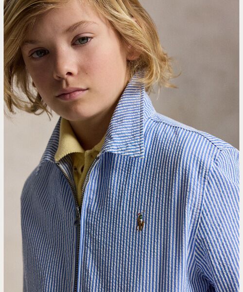 POLO RALPH LAUREN / ポロ ラルフ ローレン 未設定 | (ボーイズ 8才～20才)Bayport コットン シアサッカー ジャケット | 詳細4