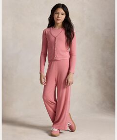 POLO RALPH LAUREN / ポロ ラルフ ローレン 未設定 | (ガールズ 7才～16才)リブ ワイドレッグ パンツ