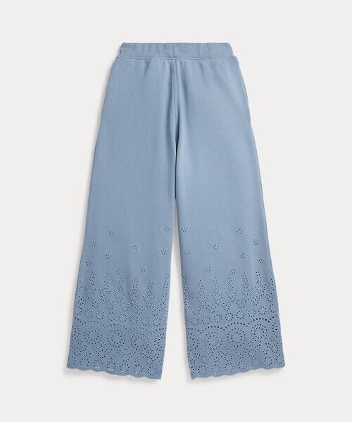 POLO RALPH LAUREN / ポロ ラルフ ローレン 未設定 | (ガールズ 7才～16才)アイレット フレンチ テリー ワイドレッグ スウェットパンツ | 詳細2