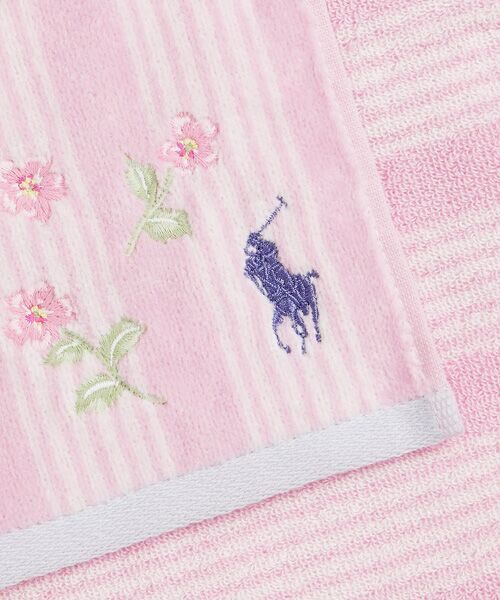POLO RALPH LAUREN / ポロ ラルフ ローレン ハンカチ | (ガールズ 2才～4才)ストライプド フローラル コットン ハンカチーフ | 詳細2
