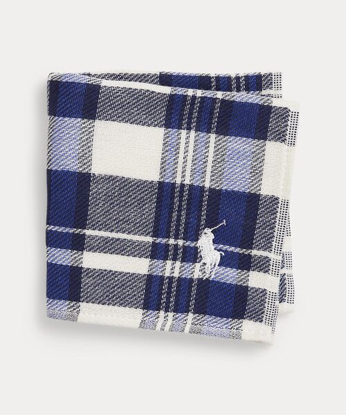 POLO RALPH LAUREN / ポロ ラルフ ローレン ハンカチ | (ボーイズ 2才～4才)チェック コットン テリー ハンカチーフ | 詳細1