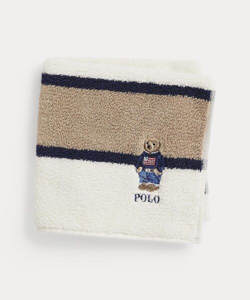 POLO RALPH LAUREN / ポロ ラルフ ローレン ハンカチ | (ボーイズ 2才～4才)ストライプド Polo ベア コットン ハンカチーフ | 詳細1