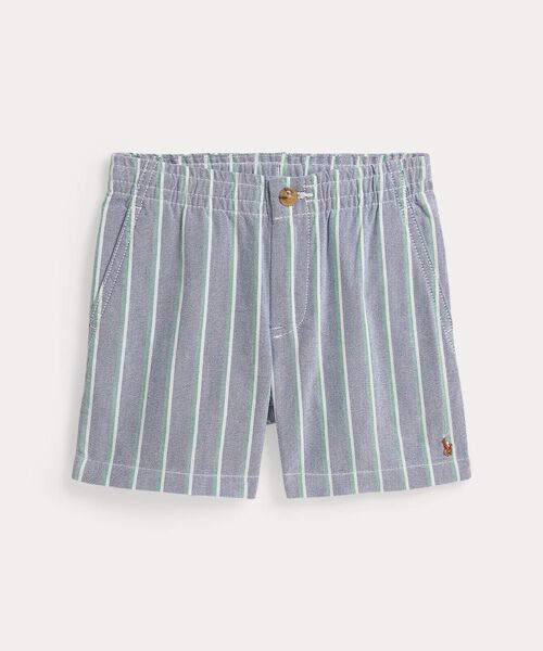 POLO RALPH LAUREN / ポロ ラルフ ローレン 未設定 | (ボーイズ 2才～7才)Polo プレップスター ストライプド オックスフォード ショートパンツ（400ブルー）