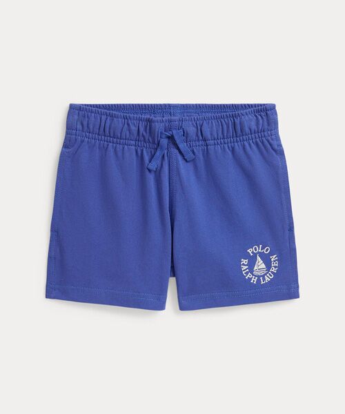 POLO RALPH LAUREN / ポロ ラルフ ローレン ショート・ハーフ・半端丈パンツ | (ボーイズ 2才～7才)ロゴ コットン ジャージー ショートパンツ（999マルチカラー）