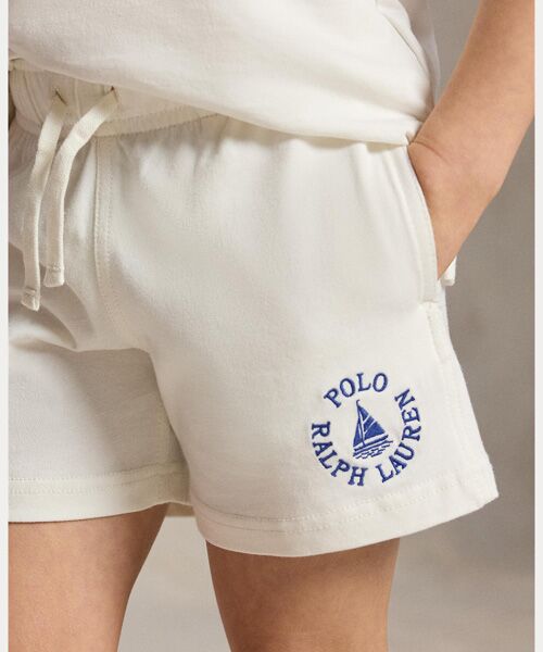 POLO RALPH LAUREN / ポロ ラルフ ローレン ショート・ハーフ・半端丈パンツ | (ボーイズ 2才～7才)ロゴ コットン ジャージー ショートパンツ | 詳細4