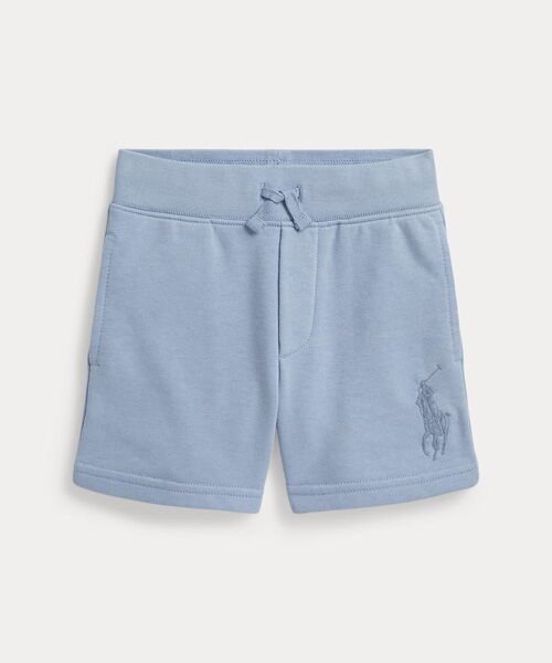 POLO RALPH LAUREN / ポロ ラルフ ローレン ショート・ハーフ・半端丈パンツ | (ボーイズ 2才～7才)Big Pony フレンチ テリー ショートパンツ（400ブルー）