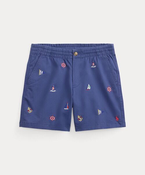 POLO RALPH LAUREN / ポロ ラルフ ローレン ショート・ハーフ・半端丈パンツ | (ボーイズ 8才～20才)Polo プレップスター ストレッチ ツイル ショートパンツ（410ネイビー）