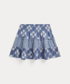 POLO RALPH LAUREN / ポロ ラルフ ローレン 未設定 | (ガールズ 7才～16才)チェック ティアード コットン ジャージー スカート