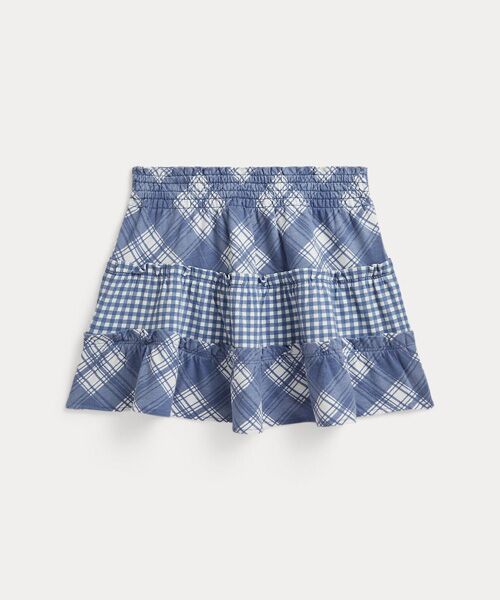 POLO RALPH LAUREN / ポロ ラルフ ローレン 未設定 | (ガールズ 2才～6才)チェック ティアード コットン ジャージー スカート | 詳細1