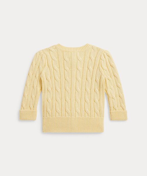 POLO RALPH LAUREN / ポロ ラルフ ローレン 未設定 | (ベビー)メタリック ケーブルニット カーディガン | 詳細1