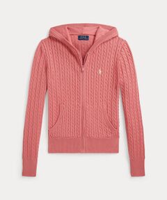 POLO RALPH LAUREN / ポロ ラルフ ローレン 未設定 | (ガールズ 7才～16才)ミニケーブル コットン フルジップ フーディ