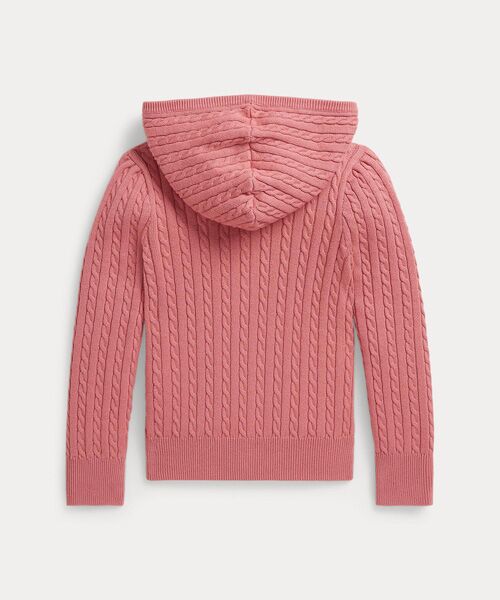 POLO RALPH LAUREN / ポロ ラルフ ローレン 未設定 | (ガールズ 2才～6才)ミニケーブル コットン フルジップ フーディ | 詳細2