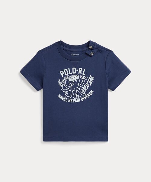 POLO RALPH LAUREN / ポロ ラルフ ローレン 未設定 | (ベビー)コットン ジャージー グラフィック Tシャツ（410ネイビー）