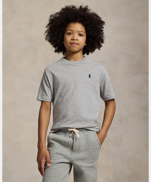 POLO RALPH LAUREN / ポロ ラルフ ローレン Tシャツ | (ボーイズ 8才~20才)コットン ジャージー クルーネック Tシャツ(020グレー)