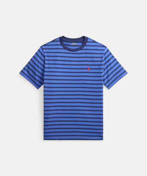 POLO RALPH LAUREN / ポロ ラルフ ローレン 未設定 | (ボーイズ 8才～20才)ストライプド コットン ジャージー Tシャツ（400ブルー）