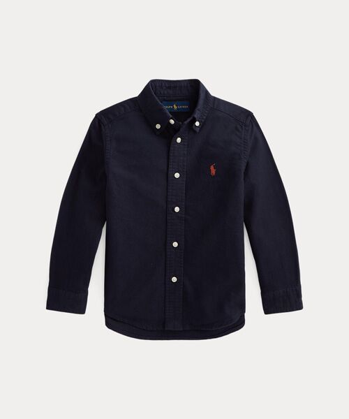 POLO RALPH LAUREN / ポロ ラルフ ローレン シャツ・ブラウス | (ボーイズ 2才~7才)ガーメントダイド コットン オックスフォード シャツ(410ネイビー)