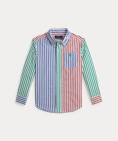POLO RALPH LAUREN / ポロ ラルフ ローレン 未設定 | (ボーイズ 2才～7才)ストライプド コットン ポプリン ファン シャツ