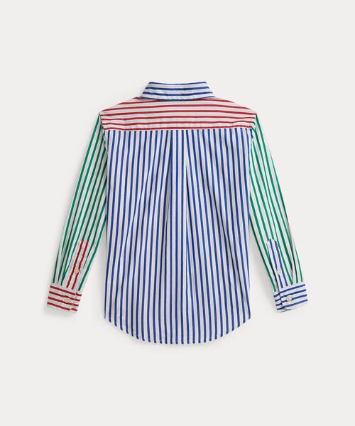 POLO RALPH LAUREN / ポロ ラルフ ローレン 未設定 | (ボーイズ 2才～7才)ストライプド コットン ポプリン ファン シャツ | 詳細1