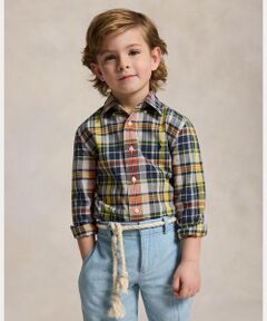 POLO RALPH LAUREN / ポロ ラルフ ローレン 未設定 | (ボーイズ 2才～7才)チェック コットン マドラス シャツ