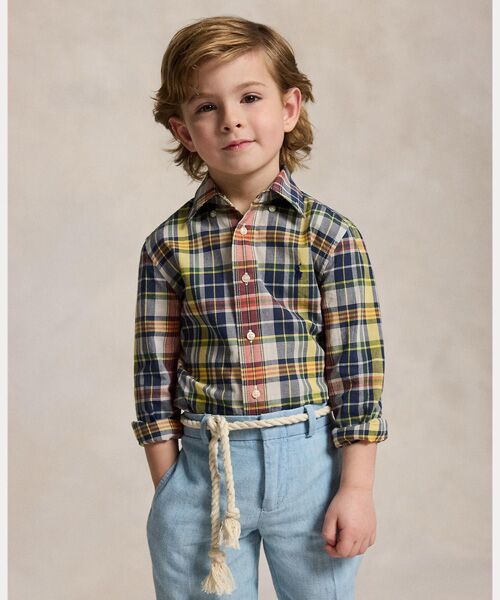 POLO RALPH LAUREN / ポロ ラルフ ローレン シャツ・ブラウス | (ボーイズ 2才～7才)チェック コットン マドラス シャツ（999マルチカラー）