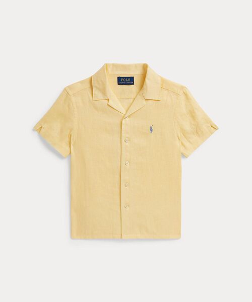 POLO RALPH LAUREN / ポロ ラルフ ローレン 未設定 | (ボーイズ 2才～7才)リネン キャンプ シャツ（700イエロー）