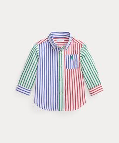 POLO RALPH LAUREN / ポロ ラルフ ローレン 未設定 | (ベビー)ストライプド コットン ポプリン ファン シャツ