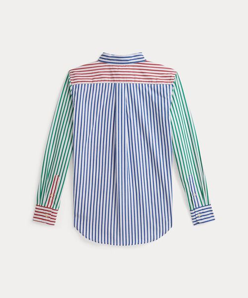 POLO RALPH LAUREN / ポロ ラルフ ローレン 未設定 | (ボーイズ 8才～20才)ストライプド コットン ポプリン ファン シャツ | 詳細1